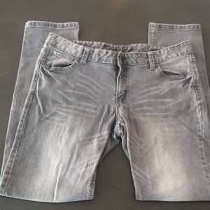 Women’s Rue 21 Gray Low Rose Skinny Jeans sz 13/14